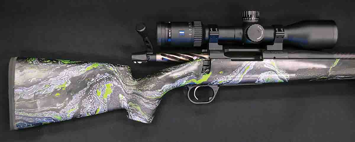 The smooth cycling, comfortable stock, excellent trigger, low-mounted optic and short bolt throw made staying on target easy after breaking a shot.